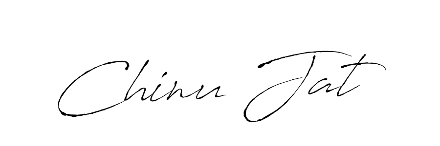 How to make Chinu Jat name signature. Use Antro_Vectra style for creating short signs online. This is the latest handwritten sign. Chinu Jat signature style 6 images and pictures png
