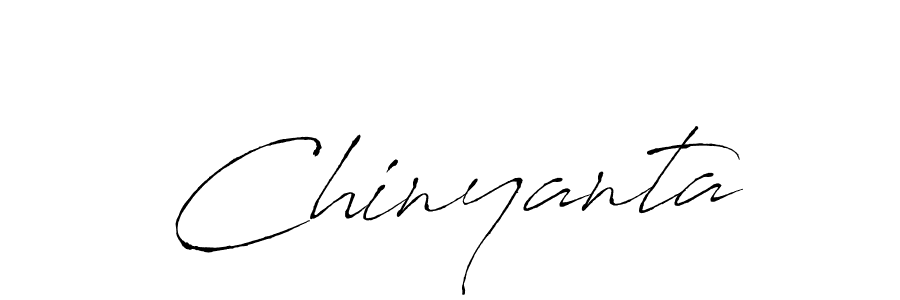 Make a beautiful signature design for name Chinyanta. With this signature (Antro_Vectra) style, you can create a handwritten signature for free. Chinyanta signature style 6 images and pictures png