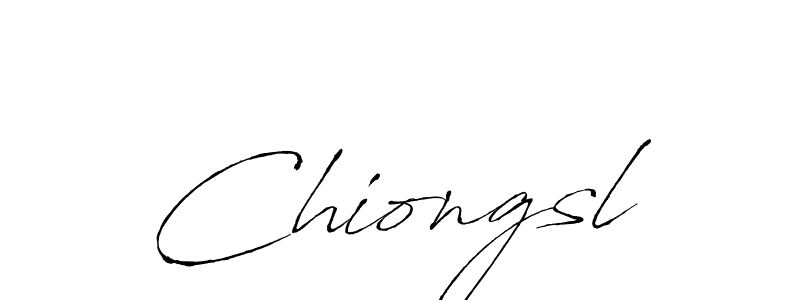 Design your own signature with our free online signature maker. With this signature software, you can create a handwritten (Antro_Vectra) signature for name Chiongsl. Chiongsl signature style 6 images and pictures png