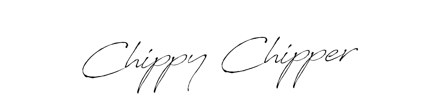 Design your own signature with our free online signature maker. With this signature software, you can create a handwritten (Antro_Vectra) signature for name Chippy Chipper. Chippy Chipper signature style 6 images and pictures png