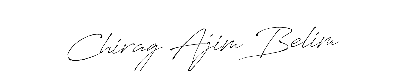 Create a beautiful signature design for name Chirag Ajim Belim. With this signature (Antro_Vectra) fonts, you can make a handwritten signature for free. Chirag Ajim Belim signature style 6 images and pictures png