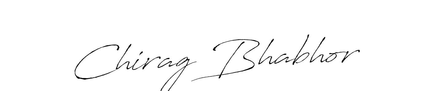 Chirag Bhabhor stylish signature style. Best Handwritten Sign (Antro_Vectra) for my name. Handwritten Signature Collection Ideas for my name Chirag Bhabhor. Chirag Bhabhor signature style 6 images and pictures png