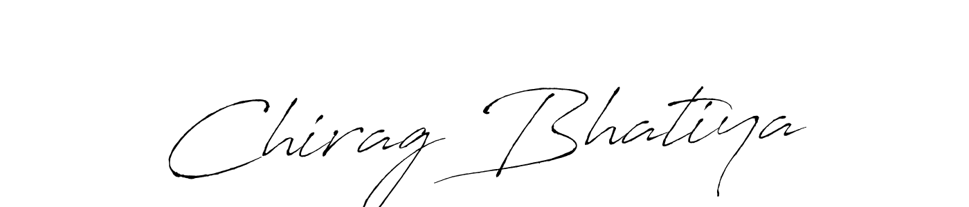 Create a beautiful signature design for name Chirag Bhatiya. With this signature (Antro_Vectra) fonts, you can make a handwritten signature for free. Chirag Bhatiya signature style 6 images and pictures png