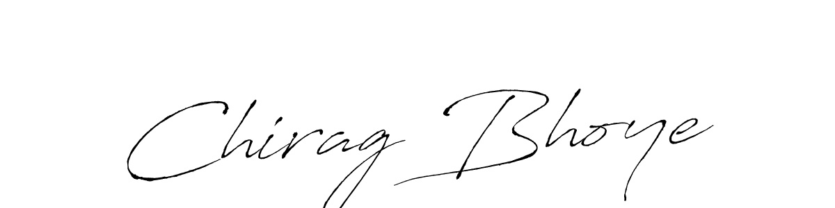 Design your own signature with our free online signature maker. With this signature software, you can create a handwritten (Antro_Vectra) signature for name Chirag Bhoye. Chirag Bhoye signature style 6 images and pictures png