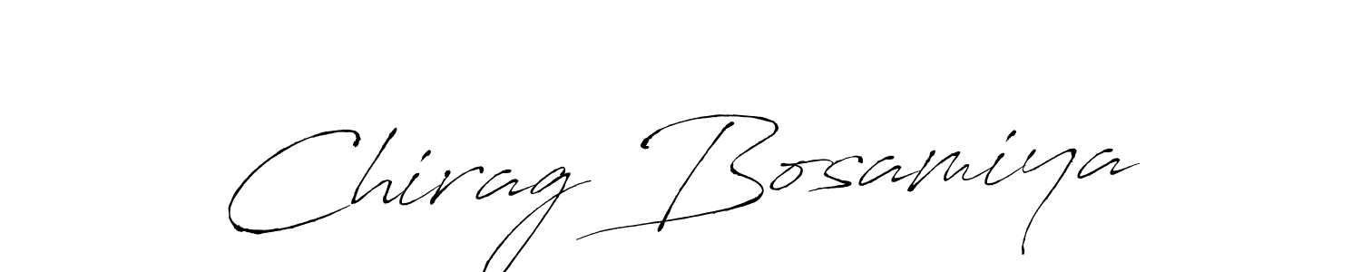 Antro_Vectra is a professional signature style that is perfect for those who want to add a touch of class to their signature. It is also a great choice for those who want to make their signature more unique. Get Chirag Bosamiya name to fancy signature for free. Chirag Bosamiya signature style 6 images and pictures png