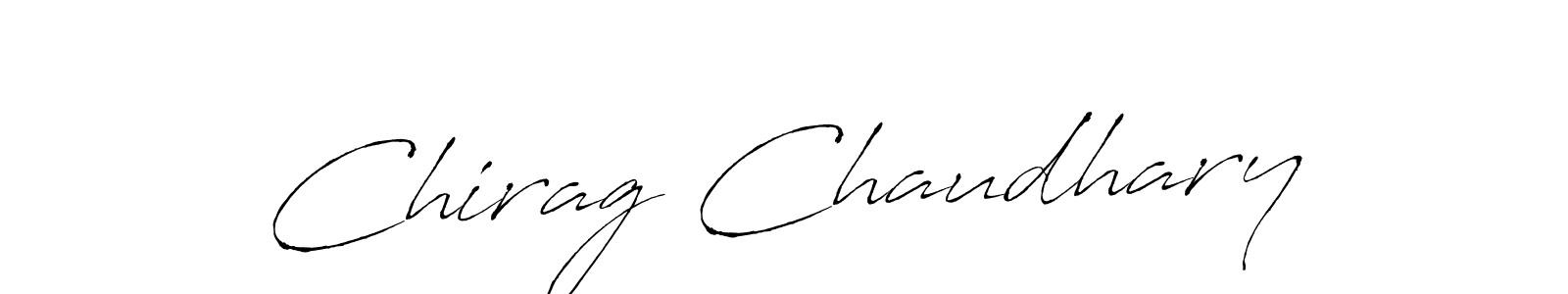 Chirag Chaudhary stylish signature style. Best Handwritten Sign (Antro_Vectra) for my name. Handwritten Signature Collection Ideas for my name Chirag Chaudhary. Chirag Chaudhary signature style 6 images and pictures png