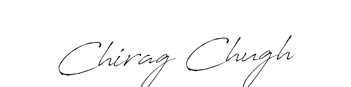 How to make Chirag Chugh name signature. Use Antro_Vectra style for creating short signs online. This is the latest handwritten sign. Chirag Chugh signature style 6 images and pictures png