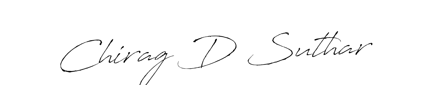 Also we have Chirag D Suthar name is the best signature style. Create professional handwritten signature collection using Antro_Vectra autograph style. Chirag D Suthar signature style 6 images and pictures png