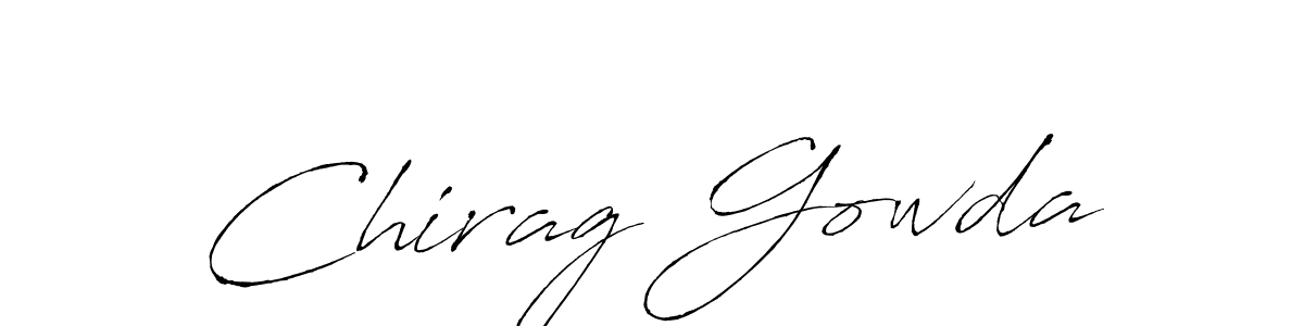 Also You can easily find your signature by using the search form. We will create Chirag Gowda name handwritten signature images for you free of cost using Antro_Vectra sign style. Chirag Gowda signature style 6 images and pictures png