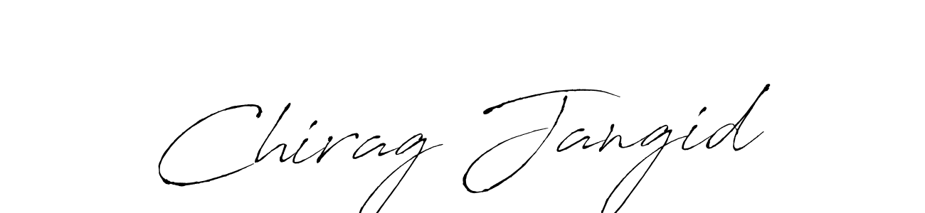 This is the best signature style for the Chirag Jangid name. Also you like these signature font (Antro_Vectra). Mix name signature. Chirag Jangid signature style 6 images and pictures png