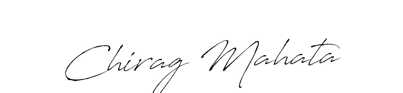 Use a signature maker to create a handwritten signature online. With this signature software, you can design (Antro_Vectra) your own signature for name Chirag Mahata. Chirag Mahata signature style 6 images and pictures png