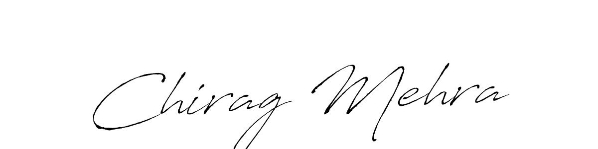 Chirag Mehra stylish signature style. Best Handwritten Sign (Antro_Vectra) for my name. Handwritten Signature Collection Ideas for my name Chirag Mehra. Chirag Mehra signature style 6 images and pictures png