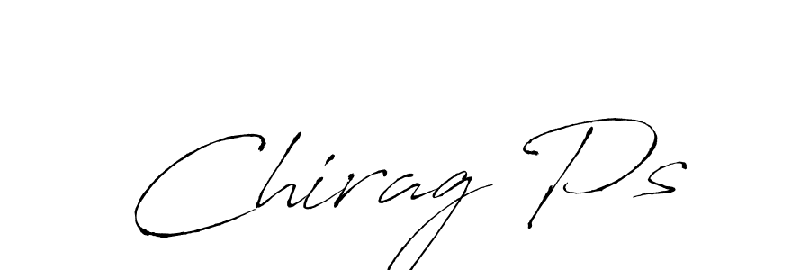 Chirag Ps stylish signature style. Best Handwritten Sign (Antro_Vectra) for my name. Handwritten Signature Collection Ideas for my name Chirag Ps. Chirag Ps signature style 6 images and pictures png