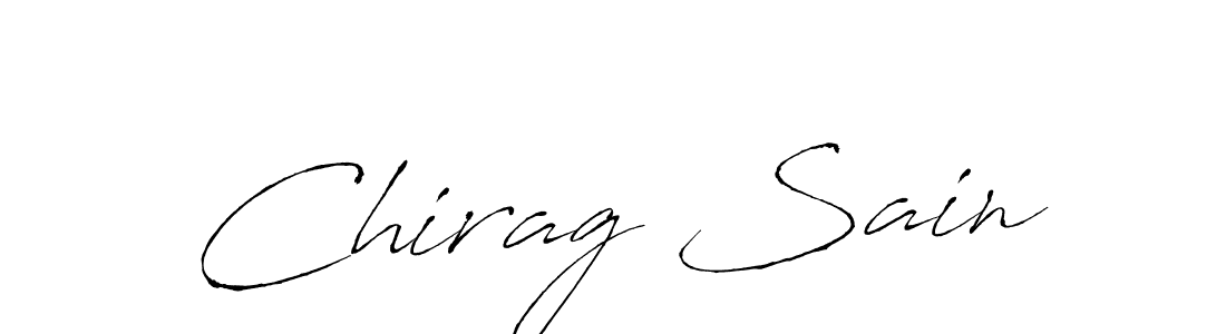 Create a beautiful signature design for name Chirag Sain. With this signature (Antro_Vectra) fonts, you can make a handwritten signature for free. Chirag Sain signature style 6 images and pictures png