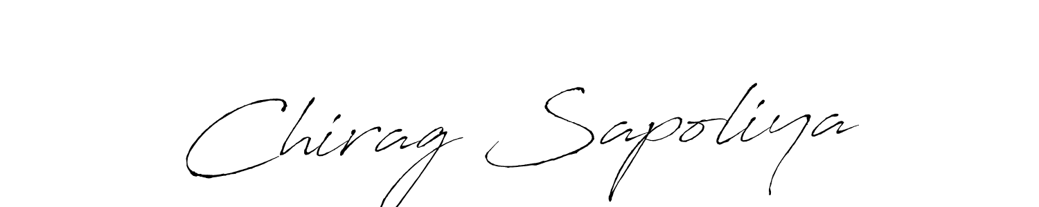 Make a beautiful signature design for name Chirag Sapoliya. With this signature (Antro_Vectra) style, you can create a handwritten signature for free. Chirag Sapoliya signature style 6 images and pictures png