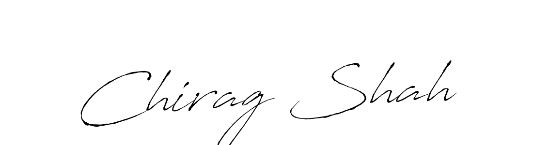 Make a beautiful signature design for name Chirag Shah. With this signature (Antro_Vectra) style, you can create a handwritten signature for free. Chirag Shah signature style 6 images and pictures png