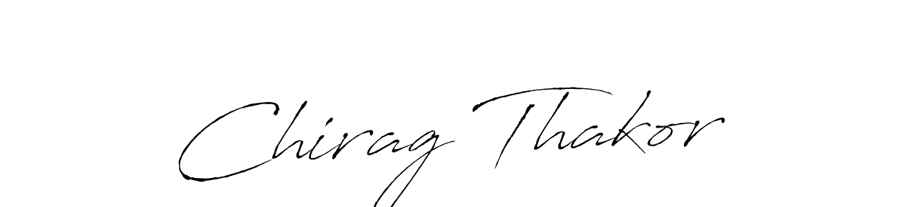 How to make Chirag Thakor signature? Antro_Vectra is a professional autograph style. Create handwritten signature for Chirag Thakor name. Chirag Thakor signature style 6 images and pictures png