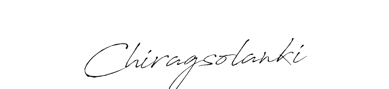 Also we have Chiragsolanki name is the best signature style. Create professional handwritten signature collection using Antro_Vectra autograph style. Chiragsolanki signature style 6 images and pictures png