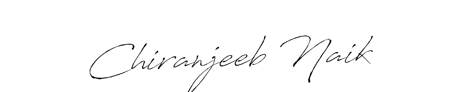 How to make Chiranjeeb Naik name signature. Use Antro_Vectra style for creating short signs online. This is the latest handwritten sign. Chiranjeeb Naik signature style 6 images and pictures png