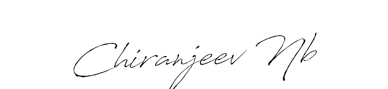 How to make Chiranjeev Nb signature? Antro_Vectra is a professional autograph style. Create handwritten signature for Chiranjeev Nb name. Chiranjeev Nb signature style 6 images and pictures png