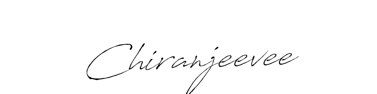 Chiranjeevee stylish signature style. Best Handwritten Sign (Antro_Vectra) for my name. Handwritten Signature Collection Ideas for my name Chiranjeevee. Chiranjeevee signature style 6 images and pictures png