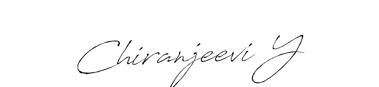 The best way (Antro_Vectra) to make a short signature is to pick only two or three words in your name. The name Chiranjeevi Y include a total of six letters. For converting this name. Chiranjeevi Y signature style 6 images and pictures png