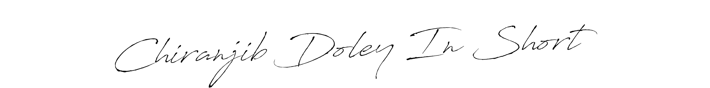 Create a beautiful signature design for name Chiranjib Doley In Short. With this signature (Antro_Vectra) fonts, you can make a handwritten signature for free. Chiranjib Doley In Short signature style 6 images and pictures png