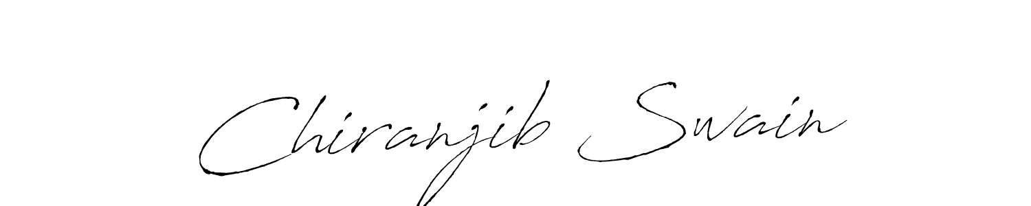 How to make Chiranjib Swain name signature. Use Antro_Vectra style for creating short signs online. This is the latest handwritten sign. Chiranjib Swain signature style 6 images and pictures png