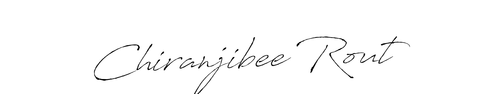 Make a beautiful signature design for name Chiranjibee Rout. With this signature (Antro_Vectra) style, you can create a handwritten signature for free. Chiranjibee Rout signature style 6 images and pictures png