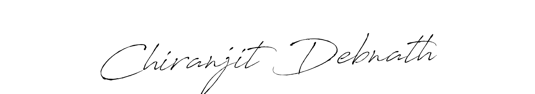 Design your own signature with our free online signature maker. With this signature software, you can create a handwritten (Antro_Vectra) signature for name Chiranjit Debnath. Chiranjit Debnath signature style 6 images and pictures png