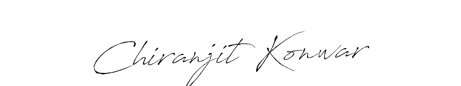 Make a beautiful signature design for name Chiranjit Konwar. With this signature (Antro_Vectra) style, you can create a handwritten signature for free. Chiranjit Konwar signature style 6 images and pictures png