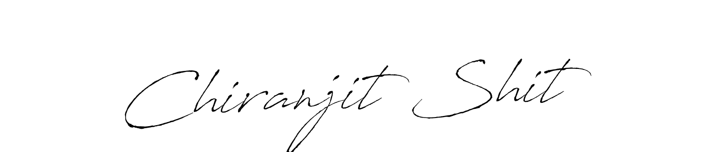 Make a beautiful signature design for name Chiranjit Shit. With this signature (Antro_Vectra) style, you can create a handwritten signature for free. Chiranjit Shit signature style 6 images and pictures png