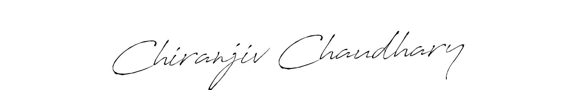 Create a beautiful signature design for name Chiranjiv Chaudhary. With this signature (Antro_Vectra) fonts, you can make a handwritten signature for free. Chiranjiv Chaudhary signature style 6 images and pictures png