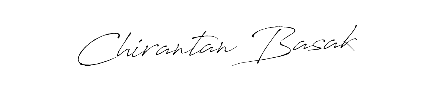 How to make Chirantan Basak signature? Antro_Vectra is a professional autograph style. Create handwritten signature for Chirantan Basak name. Chirantan Basak signature style 6 images and pictures png