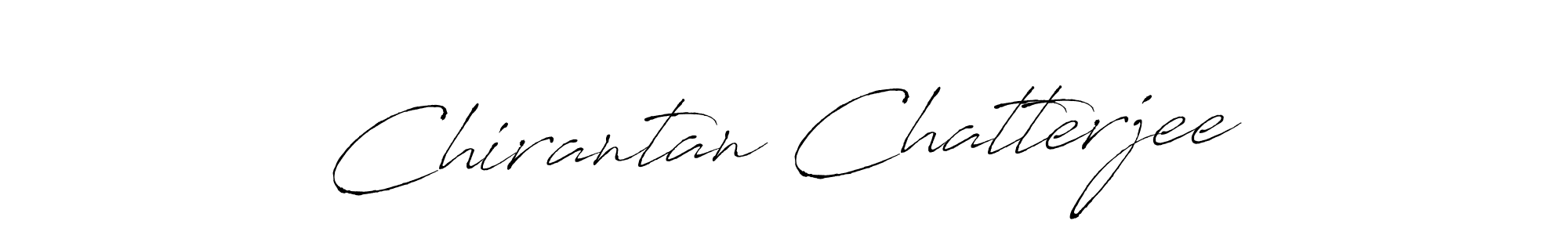 How to make Chirantan Chatterjee name signature. Use Antro_Vectra style for creating short signs online. This is the latest handwritten sign. Chirantan Chatterjee signature style 6 images and pictures png