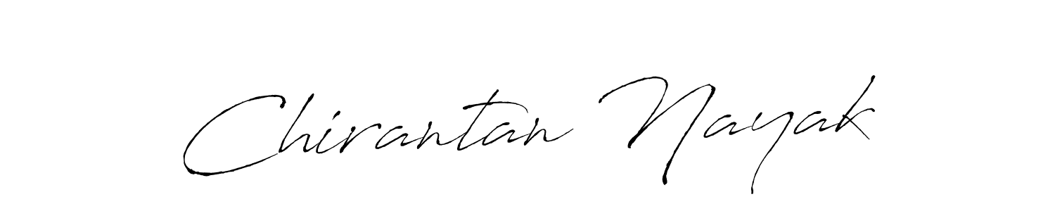 Make a beautiful signature design for name Chirantan Nayak. With this signature (Antro_Vectra) style, you can create a handwritten signature for free. Chirantan Nayak signature style 6 images and pictures png