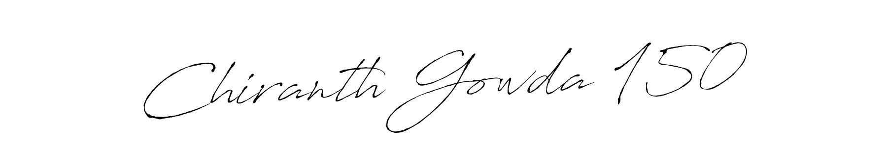Design your own signature with our free online signature maker. With this signature software, you can create a handwritten (Antro_Vectra) signature for name Chiranth Gowda 150. Chiranth Gowda 150 signature style 6 images and pictures png