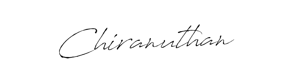 You should practise on your own different ways (Antro_Vectra) to write your name (Chiranuthan) in signature. don't let someone else do it for you. Chiranuthan signature style 6 images and pictures png