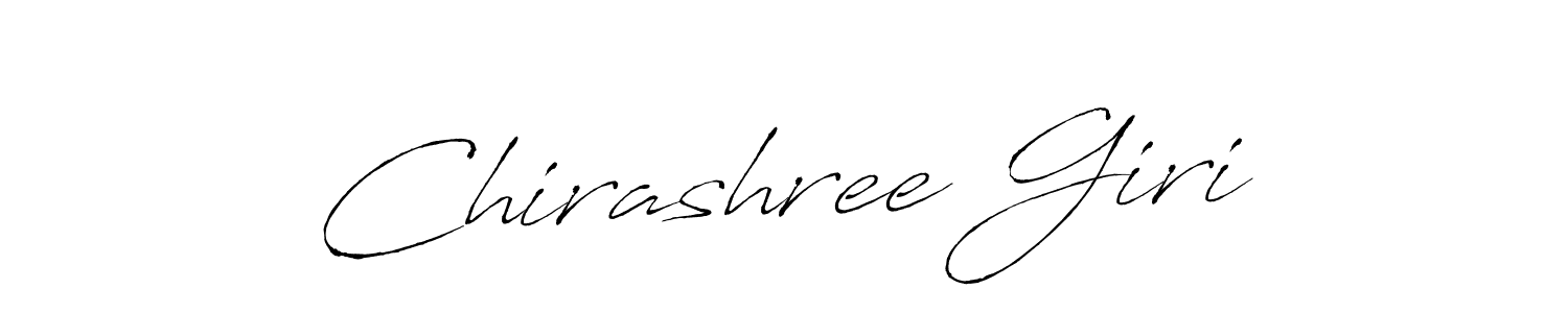 Chirashree Giri stylish signature style. Best Handwritten Sign (Antro_Vectra) for my name. Handwritten Signature Collection Ideas for my name Chirashree Giri. Chirashree Giri signature style 6 images and pictures png