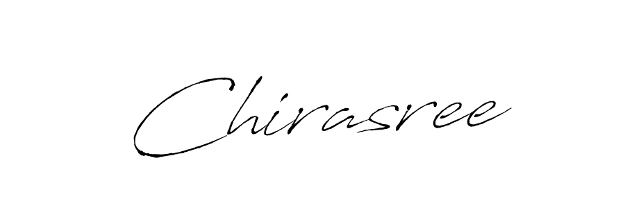 How to make Chirasree name signature. Use Antro_Vectra style for creating short signs online. This is the latest handwritten sign. Chirasree signature style 6 images and pictures png