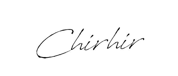 Make a short Chirhir signature style. Manage your documents anywhere anytime using Antro_Vectra. Create and add eSignatures, submit forms, share and send files easily. Chirhir signature style 6 images and pictures png