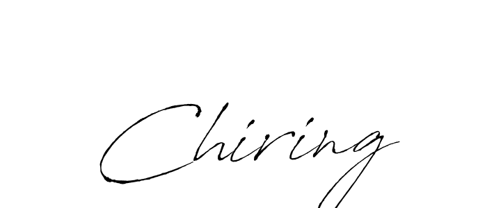 Create a beautiful signature design for name Chiring. With this signature (Antro_Vectra) fonts, you can make a handwritten signature for free. Chiring signature style 6 images and pictures png