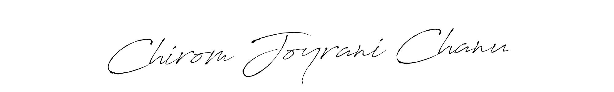Use a signature maker to create a handwritten signature online. With this signature software, you can design (Antro_Vectra) your own signature for name Chirom Joyrani Chanu. Chirom Joyrani Chanu signature style 6 images and pictures png