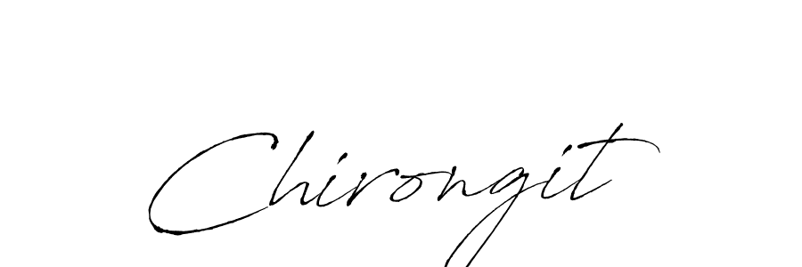 Chirongit stylish signature style. Best Handwritten Sign (Antro_Vectra) for my name. Handwritten Signature Collection Ideas for my name Chirongit. Chirongit signature style 6 images and pictures png