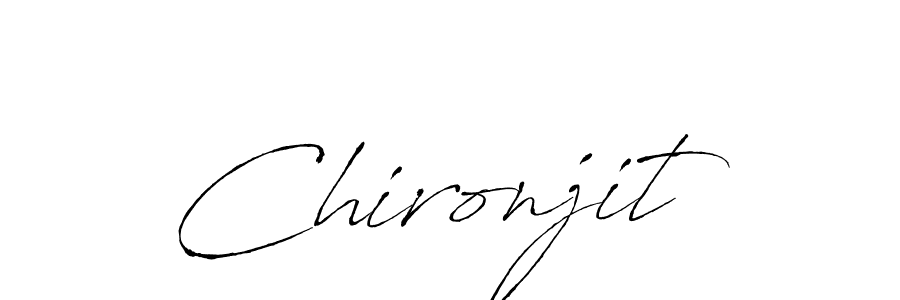 Design your own signature with our free online signature maker. With this signature software, you can create a handwritten (Antro_Vectra) signature for name Chironjit. Chironjit signature style 6 images and pictures png