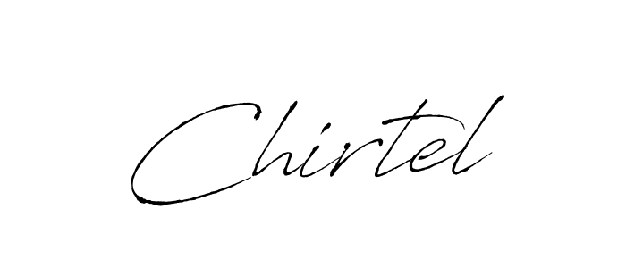 How to make Chirtel signature? Antro_Vectra is a professional autograph style. Create handwritten signature for Chirtel name. Chirtel signature style 6 images and pictures png