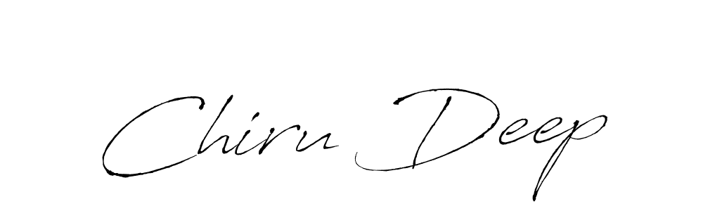 Use a signature maker to create a handwritten signature online. With this signature software, you can design (Antro_Vectra) your own signature for name Chiru Deep. Chiru Deep signature style 6 images and pictures png