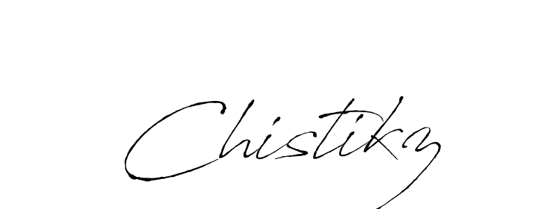 How to make Chistikz signature? Antro_Vectra is a professional autograph style. Create handwritten signature for Chistikz name. Chistikz signature style 6 images and pictures png