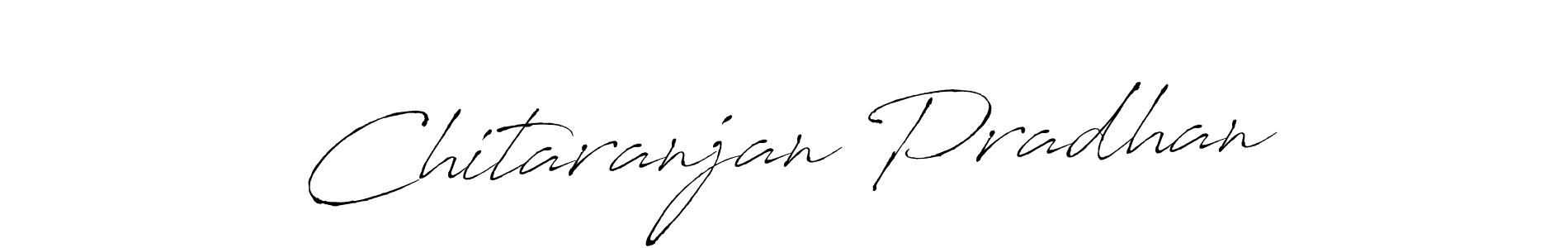 How to make Chitaranjan Pradhan name signature. Use Antro_Vectra style for creating short signs online. This is the latest handwritten sign. Chitaranjan Pradhan signature style 6 images and pictures png