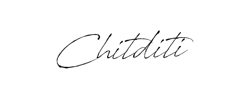 Also we have Chitditi name is the best signature style. Create professional handwritten signature collection using Antro_Vectra autograph style. Chitditi signature style 6 images and pictures png